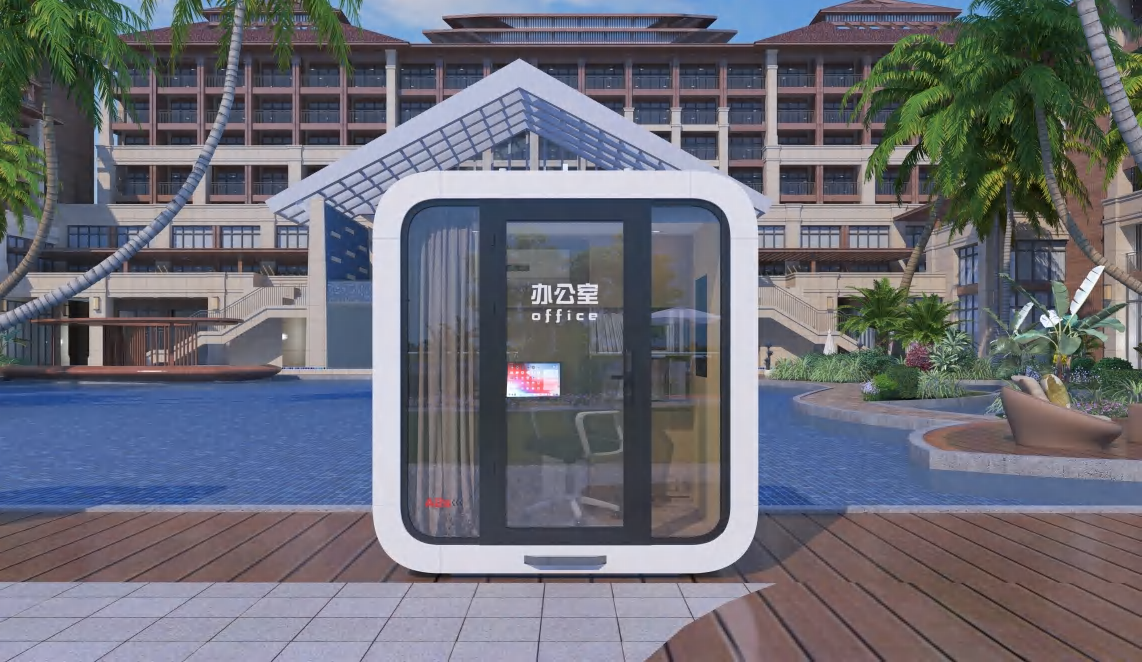 A2 Apple Cabin exterior design