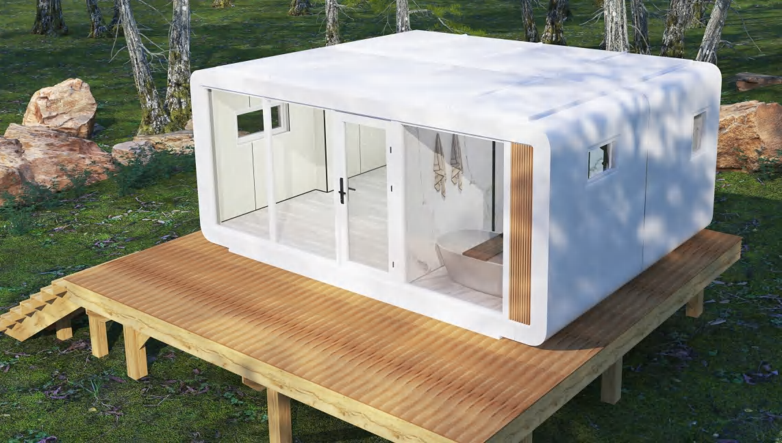 A6s Dual Combination Combined Apple Cabin exterior design