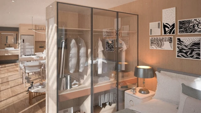 A12 Apple Cabin - design and interior view 9