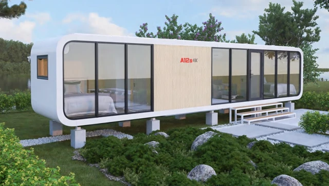 A12s Apple Cabin exterior design