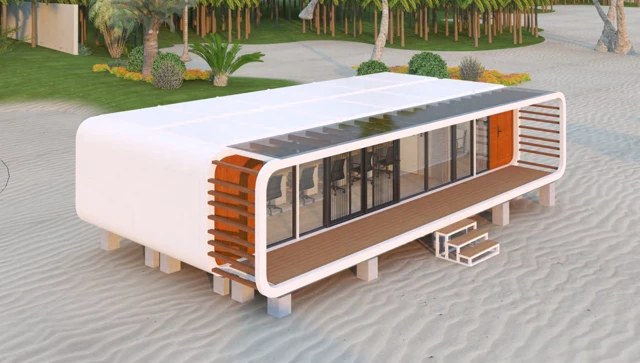 A12s Connected Apple Cabin - design and interior view 5