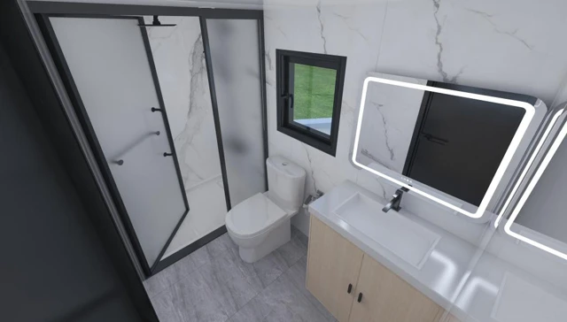 A12s Connected Apple Cabin - design and interior view 13