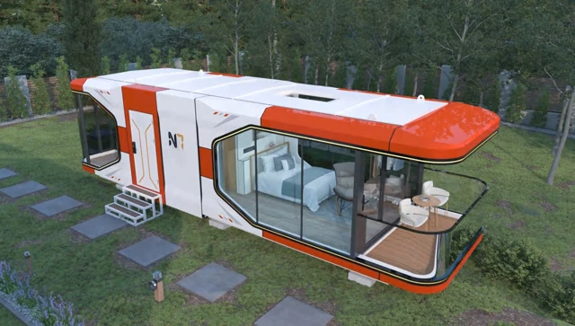 N7 Space Capsule - design and interior view 6
