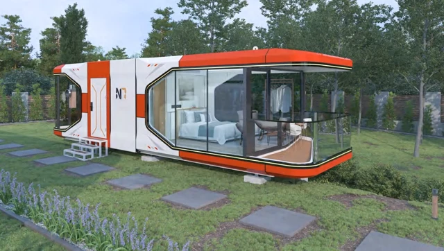 N7 Space Capsule - design and interior view 7