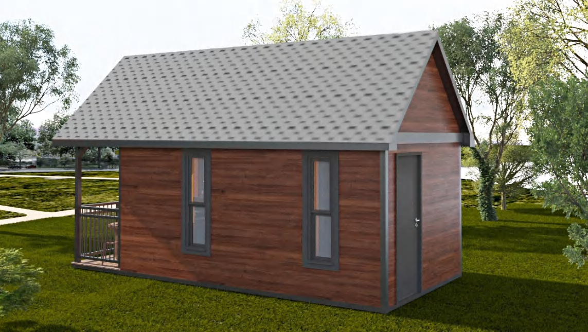 M3 Triangular House exterior design
