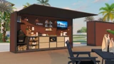 Outdoor Kitchen Module - design and interior view 6