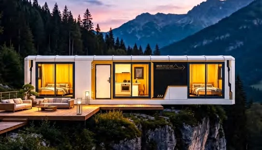 MH7-48 Modular House - design and interior view 3