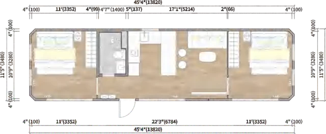 MG3-48 Modular House - design and interior view 4