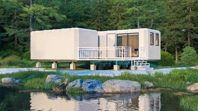 MH7-40+MH7-23 Modular House Combination exterior design